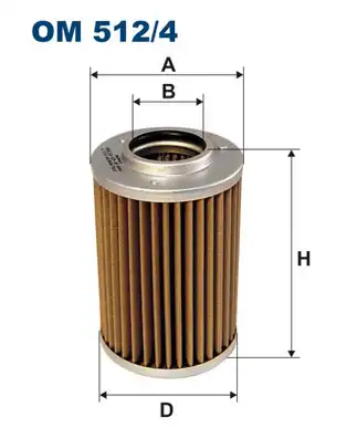 Фильтр масляный FILTRON OM 512/4