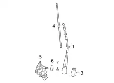 Wiper Arm !Rear Right \19>23 MB Sprinter 1500 2.0L L4 9108208700