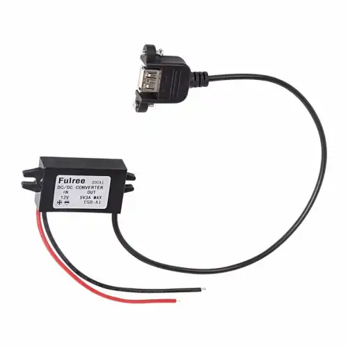 16-0601 Адаптер DC 12 V-гнездо USB-A 5 V 3 A REXANT