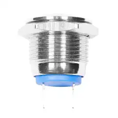 36-4811 Индикатор металл D16 12В подсв/синяя LED REXANT