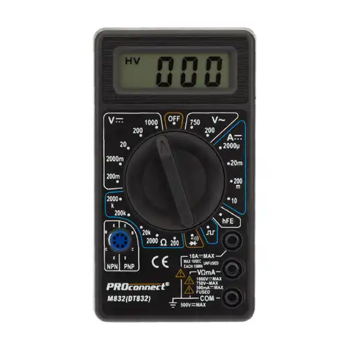  Универсальный мультиметр MS8233A MASTECH 13-3012 PROCONNECT