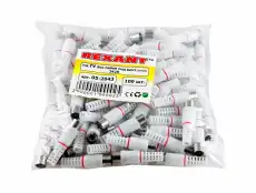 Разъем гнездо TV без пайки белый REXANT 05-2043