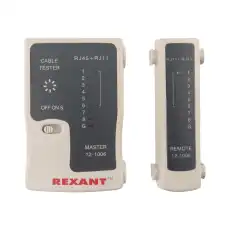Тестер кабеля RJ-45+RJ-11 468 REXANT 12-1006