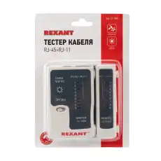 Тестер кабеля RJ-45+RJ-11 468 REXANT 12-1006
