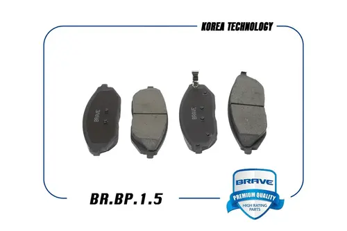 Тормозные колодки дисковые BRAVE BR.BP.1.5