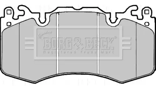 Тормозные колодки дисковые BORG&BECK BBP2216