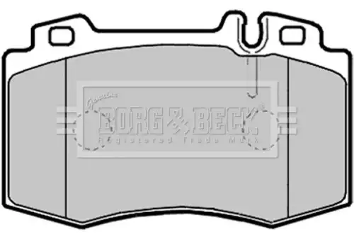 Тормозные колодки дисковые BORG&BECK BBP2132