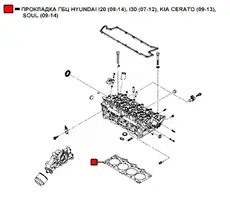 Прокладка ГБЦ WENDERW WEPR0151