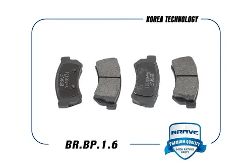 Тормозные колодки дисковые BRAVE BR.BP.1.6