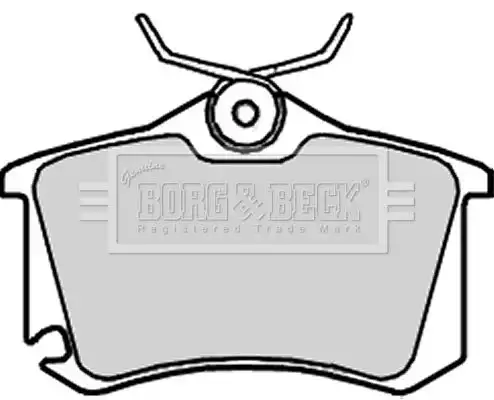 Тормозные колодки дисковые BORG&BECK BBP2251