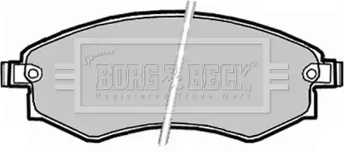Тормозные колодки дисковые BORG&BECK BBP1913