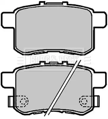 Тормозные колодки дисковые BORG&BECK BBP2103