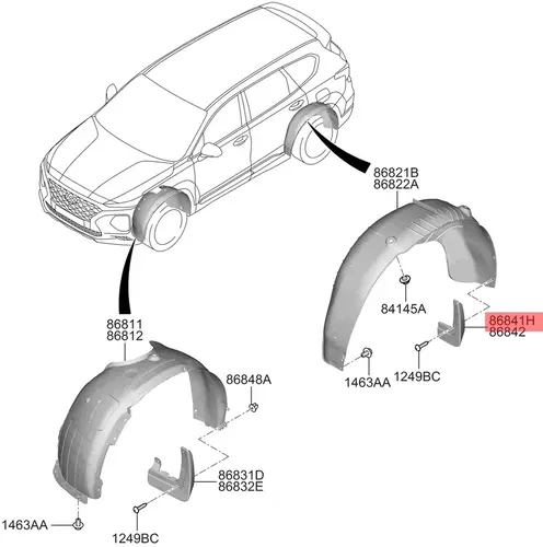 БРЫЗГОВИК 86841S1000 MOBIS