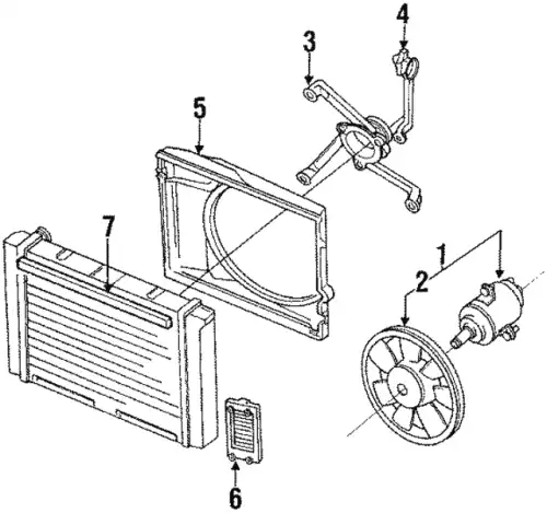 мотор вентилятора VW 1H0959455G VAG