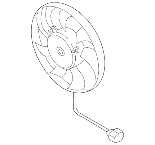 вентилятор VW 1K0959455Q VAG