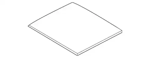 Стекло люка MOBIS 81612B8000
