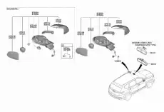 ПОВТОРИТЕЛЬ УКАЗАТЕЛЯ ПОВОРОТА 87624S1000 MOBIS
