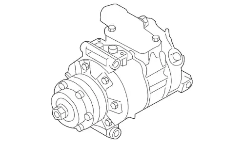 компрессор кондиционера Audi 4Z7260805D VAG