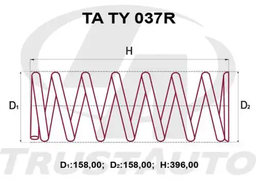 ПРУЖИНЫ TA TATY037R TRUSTAUTO