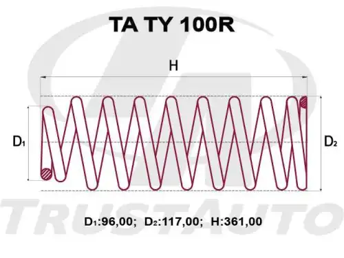 Деталь TATY100R TRUSTAUTO