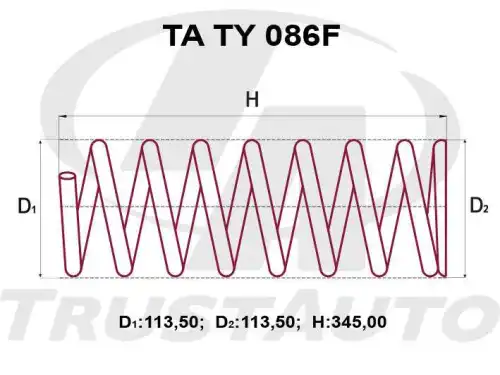 Деталь TATY086F TRUSTAUTO