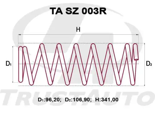 Деталь TASZ003R TRUSTAUTO