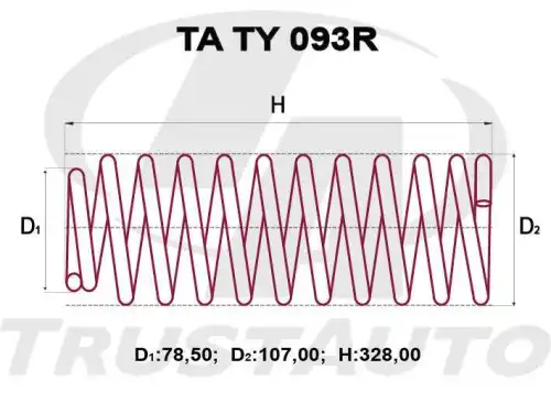 Деталь TATY093R TRUSTAUTO