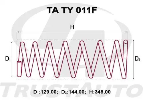 Деталь TATY011F TRUSTAUTO