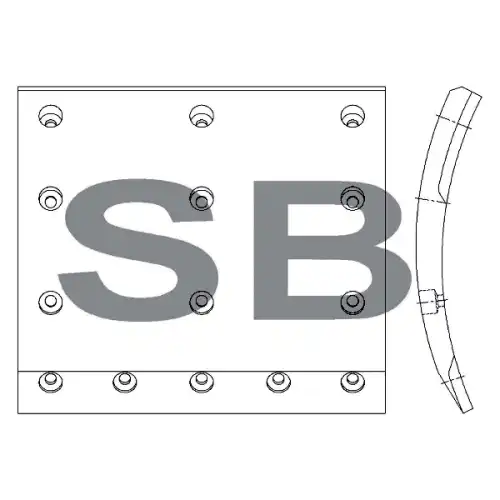 Накладки тормозные SANGSIN SL159