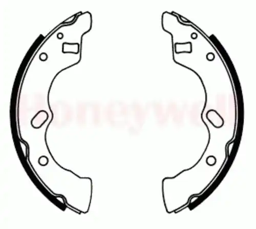 Тормозные колодки барабанные BENDIX 362356B