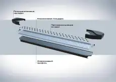  ПОРОГ-ПЛОЩАДКА 'BLACK' F173ALB RIVAL