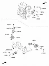 21810D4120 ПОДУШКА ДВИГАТЕЛЯ HYUNDAI