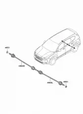 привод колеса 49600S1000 HYUNDAI