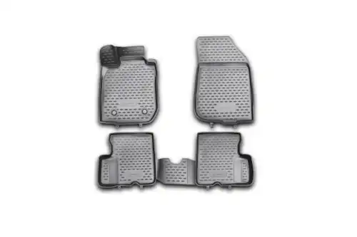 Коврики в салон AUTOFAMILY NLC3D4129210KH Renault Duster 2011-2015 4 шт., черный