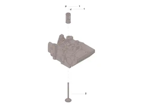 Клапан выпускной (6CT) 3802085 DCEC