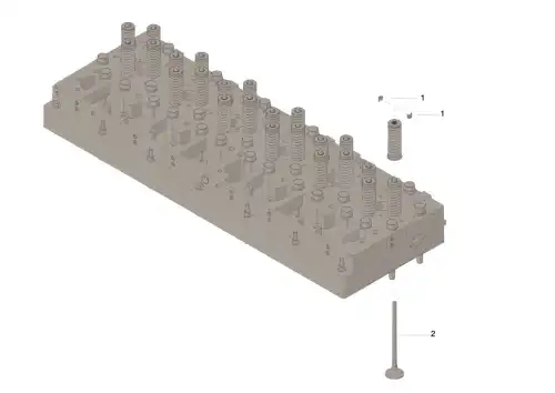 Клапан выпускной M11 3800637 DCEC