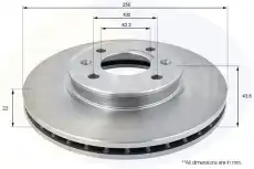 Тормозной диск COMLINE ADC2408V вентилируемый , передняя ось