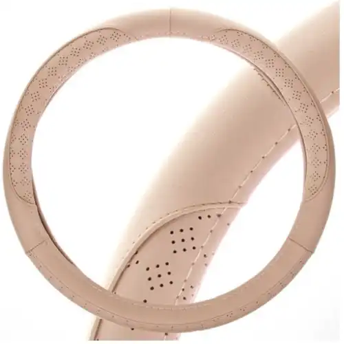 Оплетка SKYWAY Art-3 M Бежевая экокожа S01102348