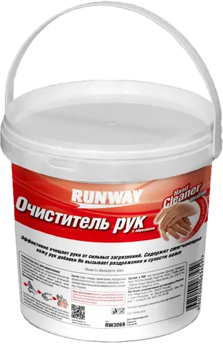 Очиститель для рук паста RUNWAY RW1069 0.45 л