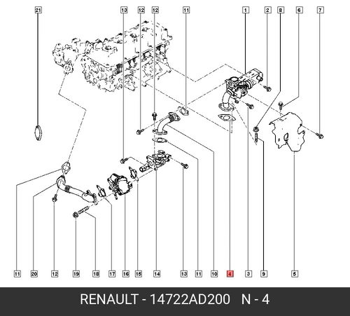 RENAULT 14722AD200