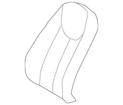 COVER FRONT SEAT BACKREST 23091033478J13 MB