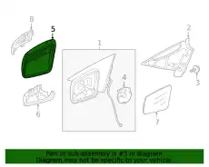 MIRROR HOUSING 24681101603993 MB
