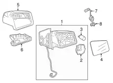 MIRROR HOUSING 24681102607662 MB