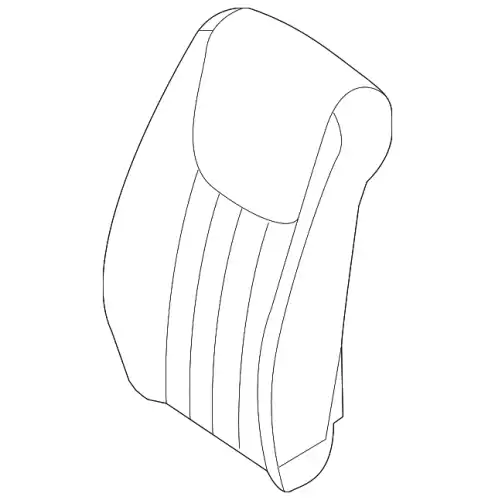 COVER FRONT SEAT BACKREST 25191093477J95 MB