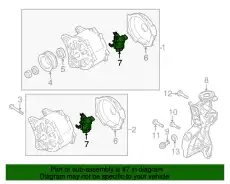 реле-регулятор генератора Audi 078903803EX VAG