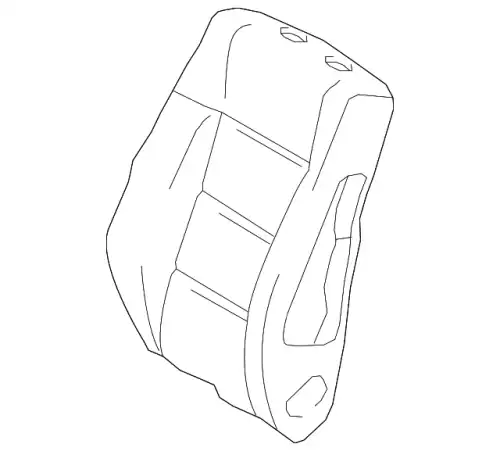 COVER FRONT SEAT BACKREST 21291071478P64 MB