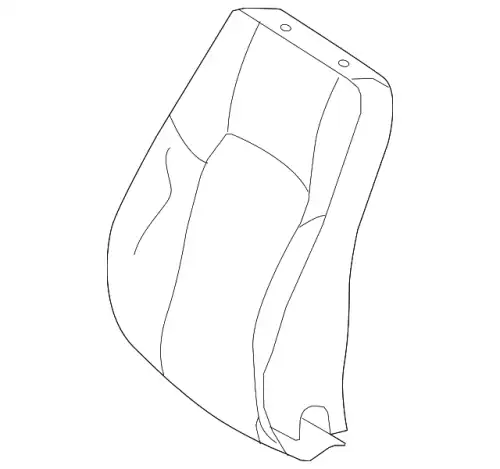 COVER FRONT SEAT BACKREST 46391007037M72 MB