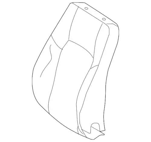COVER FRONT SEAT BACKREST 46391015033D27 MB