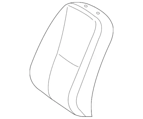COVER FRONT SEAT BACKREST 21691028008M36 MB