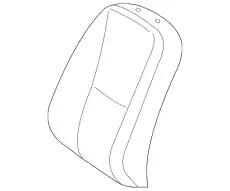 COVER FRONT SEAT BACKREST 21691029009F17 MB